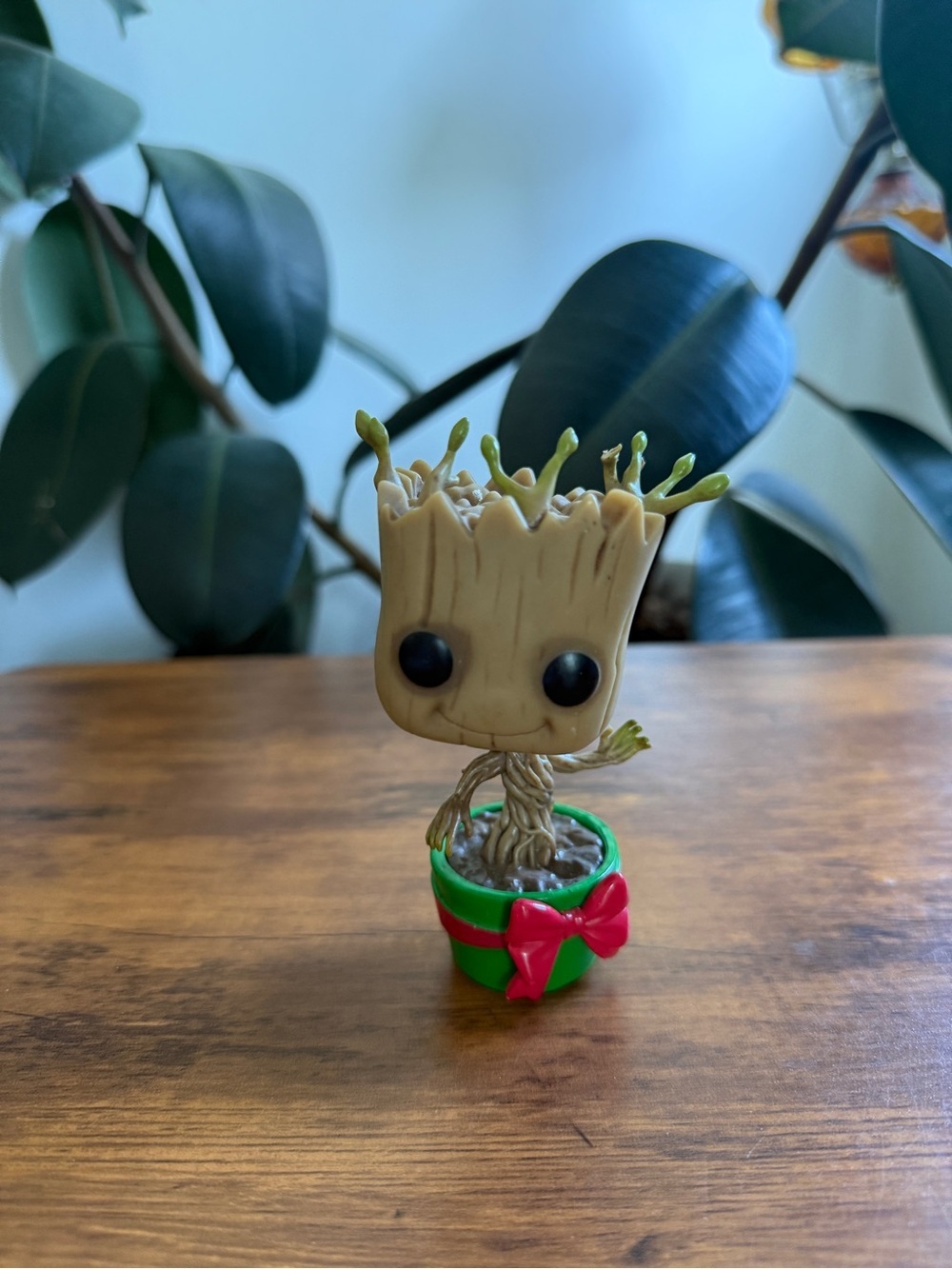 Funko Baby Groot in Green and Red Gift Pot